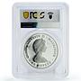 Mauritius 25 rupees Year of Disabled Persons PR67 PCGS silver piedfort coin 1982