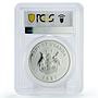 Uganda 200 shillings Disabled Persons Year PR67 PCGS silver piedfort coin 1981