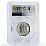 Czechoslovakia 50 korun Cesky Krumlov City Architecture PR66 PCGS Ag coin 1986