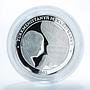 Turkmenistan 500 manat Ruhnama Niyazov 63rd Birthday Flag silver proof coin 2003
