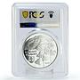 Slovakia 500 korun Low Tatras National Park Bear PR70 PCGS silver coin 2008