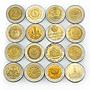 Thailand 10 baht set of 63 coins