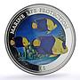 Cook Islands Solomon Islands Niue set of 3 coins Marine Life Fauna Ag coins 2000