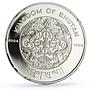 Bhutan 300 ngultrum Protect Our World Wildlife Rain Forest silver coin 1994