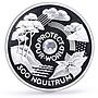 Bhutan 300 ngultrum Protect Our World Wildlife Rain Forest silver coin 1994