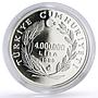 Turkey 4000000 lira Conservation Wildlife Lizard Fauna proof silver coin 1999