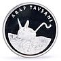 Turkey 20 lira Conservation Wildlife Jerboa Mouse Fauna proof silver coin 2005