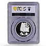 Czech Republic 200 korun Victory over Fascism Dove Bird PR69 PCGS Ag coin 1995