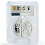 Bulgaria 10 leva Zograf Monastery Greek Church PR69 PCGS silver coin 2011