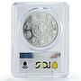Mexico 1 onza Libertad Angel of Independence MS67 PCGS silver coin 2004