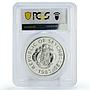 Seychelles 25 rupees FAO Fisherie Conference PR69 PCGS silver piedfort coin 1983