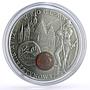 Niue 1 dollar Amber Routes Wroclaw City silver coin 2009