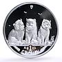 Isle of Man 1 crown Home Pets Shorthair Cat Kitten Animals proof Ag coin 2006