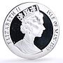 Isle of Man 1 crown George Washington Inauguration Politics silver coin 1989