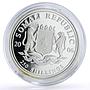 Somalia 250 shillings 1st Space Station Hermann Oberth proof silver coin 2006