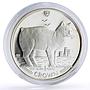 Isle of Man 1 crown Home Pets Manx Cat Animals proof silver coin 1988