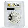 Andorra 10 diners Orthodox Holy Helpers St Margaret PR70 PCGS silver coin 2011