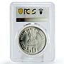 India 50 rupees 50th Anniversary of Supreme Court PR68 PCGS silver coin 2000