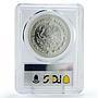 Mexico 1 onza Libertad Angel of Independence MS69 PCGS silver coin 1999