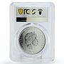 Niue 2 dollars Conservation Wildlife Wolf Polar Fauna MS70 PCGS silver coin 2019