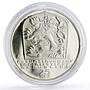 Czechoslovakia 25 korun 25th Anniversary Slovak Uprising proof silver coin 1969