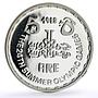 Egypt 5 pounds Seoul Summer Olympic Games Athlets proof silver coin 1988