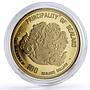Sealand 100 dollars Johannes Seiger Politics Rebel Issue TRIAL copper coin 1990