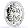 Niue 1 dollar Imperial Faberge Eggs Rosebud Lilly Egg Art proof silver coin 2012
