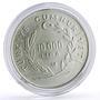 Turkey 10000 lira International Year Shelter for the Homeless silver coin 1987