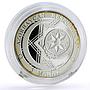 Azerbaijan 5 manat Baku First European Games Wrestling proof silver coin 2015