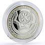 Azerbaijan 5 manat Baku First European Games Gymnastics proof silver coin 2015