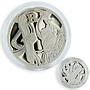 South Africa set 2 coins Birds Series The African Vultures proof silver 2005