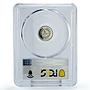 Costa Rica 5 centimos State Coinage Coat of Arms PR69 PCGS CuNi coin 1976