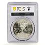 Czechoslovakia 500 korun Painter Josef Lada Art MS67 PCGS silver coin 1987