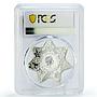 Niue 2 dollars Holidays Christmas Star Tree Angel Gifts PR69 PCGS Ag coin 2012