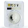 Tuvalu 1 dollar 50th Anniversary of Barbie Doll Toys PR70 PCGS silver coin 2009