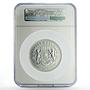 Somalia 20000 shillings Islam Landmarks Rock Dome Mosque PF69 NGC Ag coin 2005