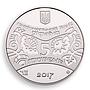 Ukraine 5 hryven Year of Rooster proof silver coin 2017