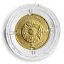 Ukraine 2 hryvnas Signs of the Zodiac Pisces gold coin 2007