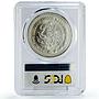 Mexico 1 onza Libertad Angel of Independence MS67 PCGS silver coin 1998