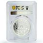 Uzbekistan 50000 som Traditional Navruz Holiday Branches PR69 PCGS Ag coin 2022