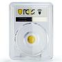 Palau 1 dollar Rome Empire Emperor Diocletian Politics MS70 PCGS gold coin 2011