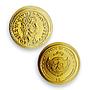 Palau 1 dollar Rome Empire Emperor Caligula Politics MS70 PCGS gold coin 2010