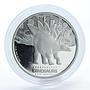 Tuvalu 5 dollars Stegosaurus Dinosaurs series 2 oz silver proof coin 2002