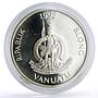 Vanuatu 50 vatu Conservation Wildlife Pigeon Bird Fauna proof silver coin 1992