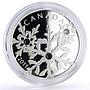 Canada 20 dollars Crystal Snowflake Blue Montana proof silver coin 2011