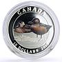 Canada 10 dollars Conservation Wildlife Cinnamon Duck Bird Fauna Ag coin 2015