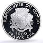 Congo 1000 francs Church Ceremomies Wedding Sacrament proof silver coin 2011