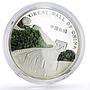 Mongolia 500 togrog New Wonders China Great Wall colored proof silver coin 2008