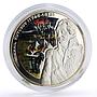 Niue 1 dollar Great Commanders Mikhail Kutuzov colored proof silver coin 2010